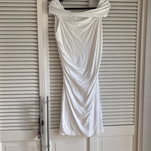 JAMES PERSE white summer soft cotton dress - Picture 6 of 7